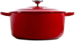 BK Bourgogne Braadpan Ø 24 Cm - Rood - Gietijzer - Inductie -Huis Keuken 1200x666 6