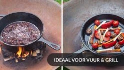 Chefarone Gietijzeren Pan - 2-in-1 Braadpan Inclusief Deksel - Geschikt Voor Alle Warmtebronnen -Huis Keuken 1200x675 32