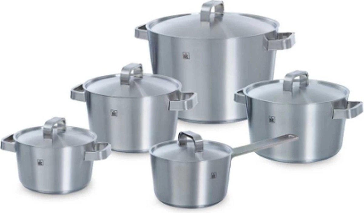 BK Conical+ Kookpannenset - 5-delig - RVS - Inductie 16 BK Conical+ Kookpannenset - 5-delig - RVS - Inductie - Afbeelding 16