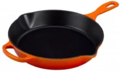 Le Creuset Ronde Hoge Skillet 26cm Oranjerood