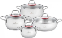 Karaca Emirgan Pannenset - 8 Delig - Geschikt Voor Inductie -Huis Keuken 1200x730 1