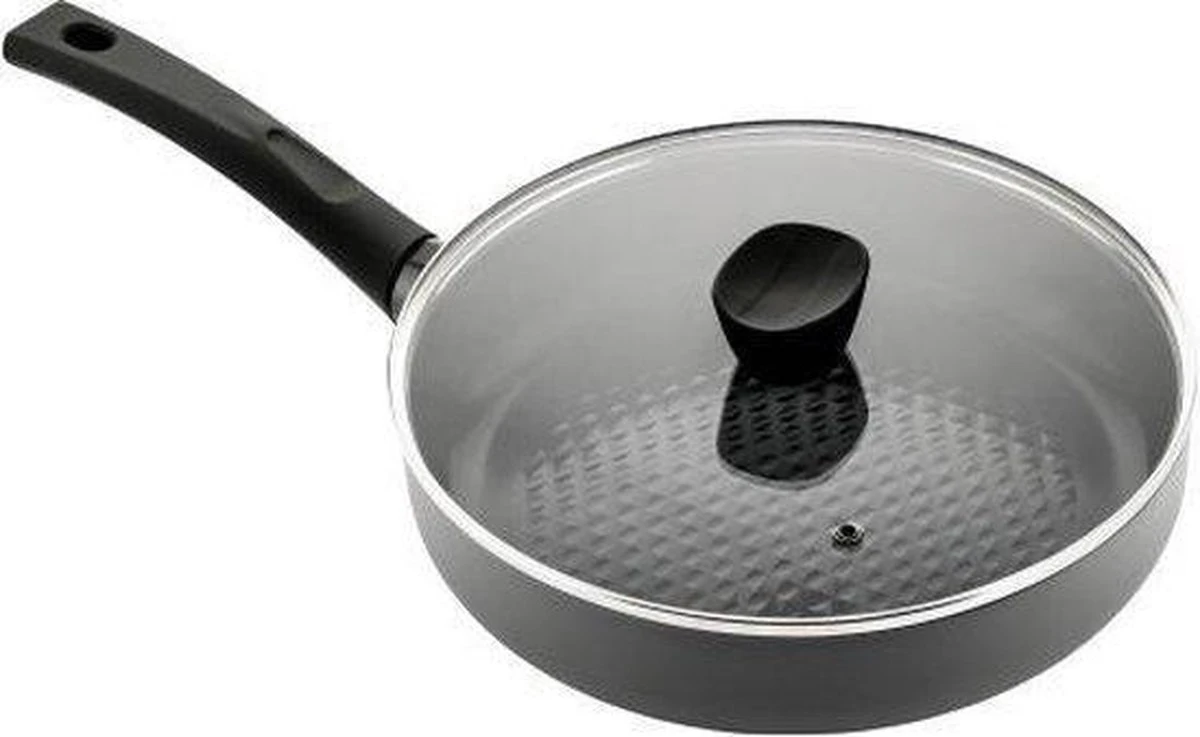 ISENVI Avon Keramische Hapjespan 26 CM - Ergo Greep 1 ISENVI Avon Keramische Hapjespan 26 CM - Ergo Greep