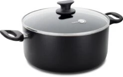 GreenPan Cambridge Kookpan Met Deksel 24cm - Zwart - Inductie - PFAS-vrij