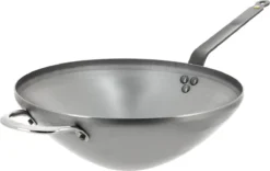 DeBuyer - Mineral B Wok 40cm - Staal - Tegengreep