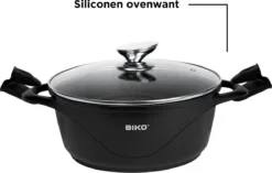 BIKO - Smile Pannen 8 Delige Pannenset - Braadpan - Zwart -Huis Keuken 1200x763 1