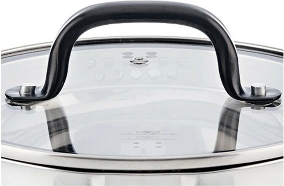 Bergner Infinity Chefs Kookpan 28 Cm - 9.0 L 2 Bergner Infinity Chefs Kookpan 28 Cm - 9.0 L - Afbeelding 2