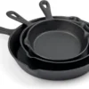 Gietijzeren Pannenset - Cast Iron Skillets - BBQ Skilletset
