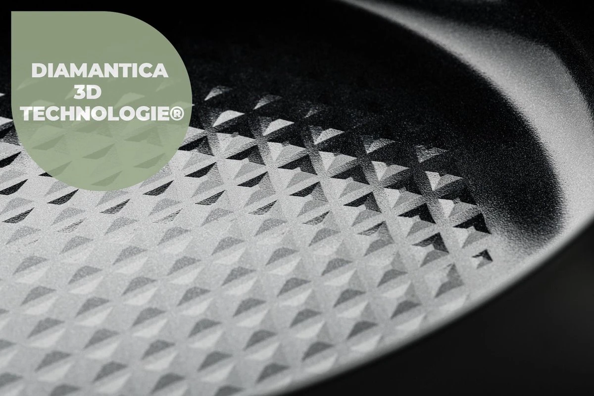 ISENVI Avon Keramische Hapjespan 26 CM - Ergo Greep 2 ISENVI Avon Keramische Hapjespan 26 CM - Ergo Greep - Afbeelding 2