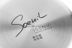 Soenil By ISENVI - Koekenpan Inductie - 24 CM - Keramische Pan - RVS Handgreep -Huis Keuken 1200x800 100