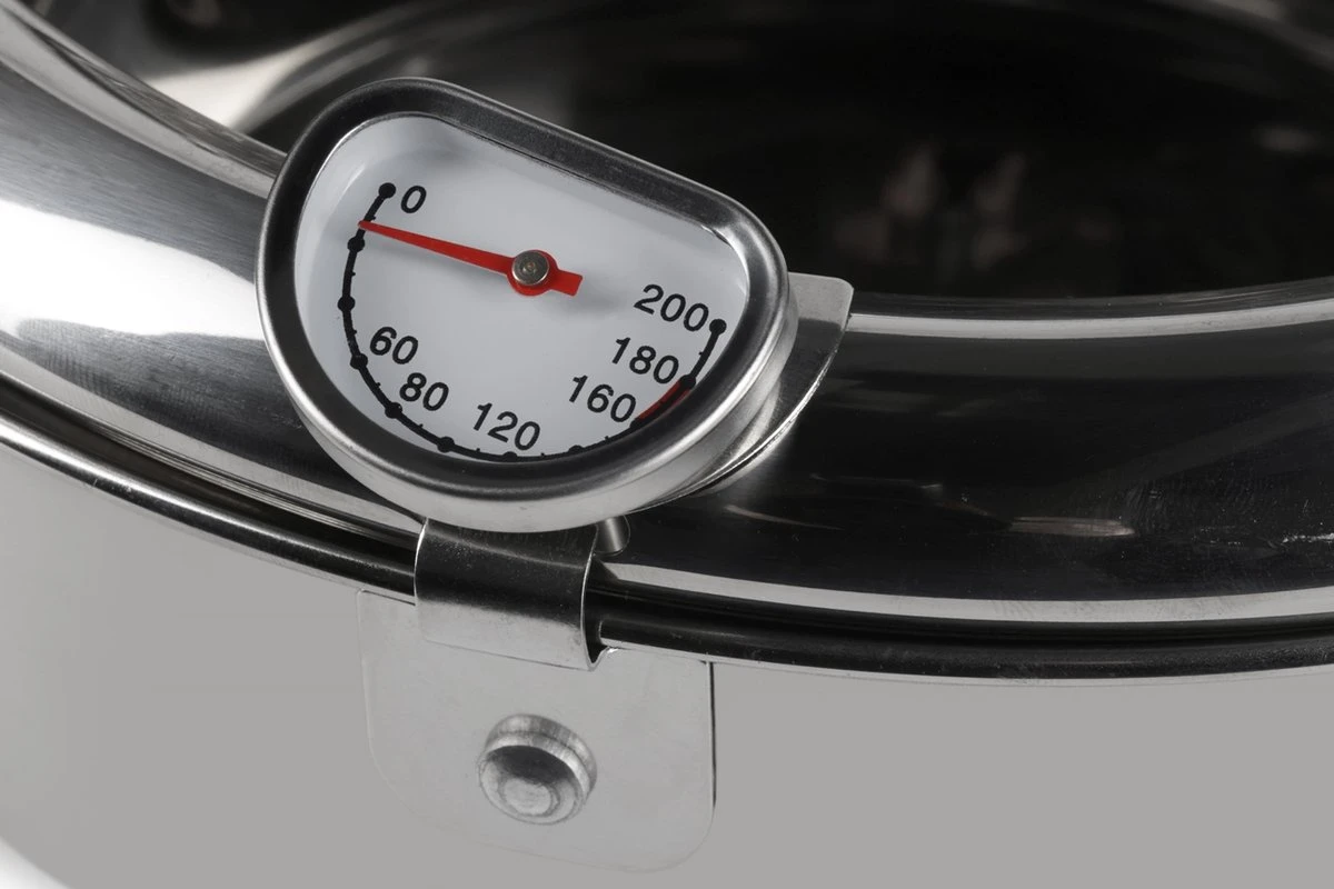 Edënbërg Classic Line - Japanse Frituurpan Met Thermometer - 3.4 Liter - Friteuse/Frituurpot RVS 3 Edënbërg Classic Line - Japanse Frituurpan Met Thermometer - 3.4 Liter - Friteuse/Frituurpot RVS - Afbeelding 3