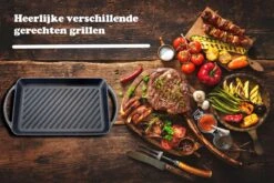 Kicinn Grillplaat - Gietijzer - Geëmailleerd - Incl. Accessoires - Ø 33 X 21.8 Cm (LxB) -Huis Keuken 1200x801 18