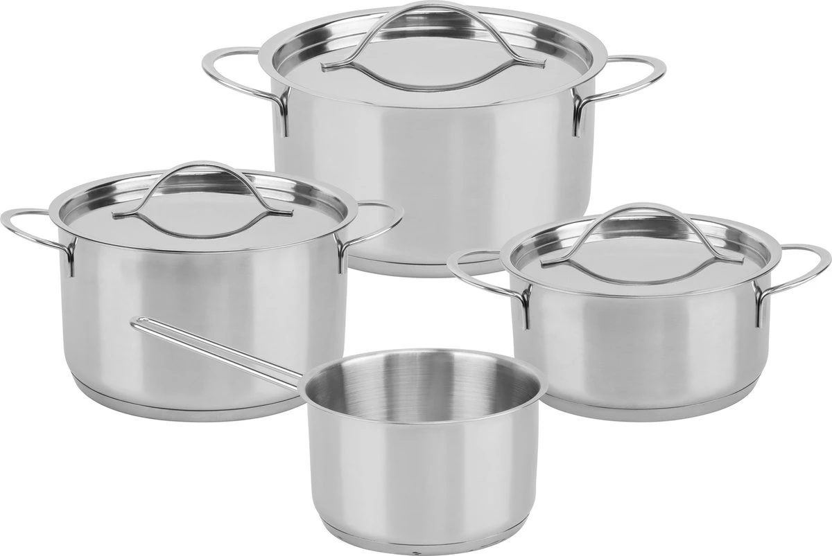 Niceey Pannenset - Voor Alle Warmtebronnen - Pannenset Inductie - Pannensets - 7 Delig 1 Niceey Pannenset - Voor Alle Warmtebronnen - Pannenset Inductie - Pannensets - 7 Delig