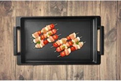 Eurolux Teppanyaki Plaat Met Grepen - 41 X 24 X 2.5 Cm - Zwart - Aluminium - Geschikt Voor Alle Warmtebronnen -Huis Keuken 1200x809 3