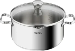 Tefal Duetto 3-delige Kookset - Steelpan Ø 16 Cm, Kookpan Ø 20/24 Cm -Huis Keuken 1200x815