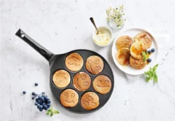 Royal Swiss Crêpemaker - Pancake Pannenkoeken 7 Kop - Marmeren Anti Aanbaklaag Met Smiley -Huis Keuken 1200x824 2