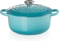 Le Creuset Braadpan Signature Caribbean Blue - ø 20 Cm / 2.4 Liter -Huis Keuken 1200x825 13