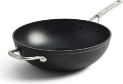 KitchenAid Hard Geanodiseerd Aluminium Wok ø30cm - Zwart - Inductie - Anti-aanbak