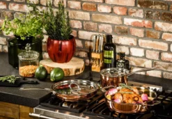 Koekenpan Ø26cm Met Deksel - Inductie - Koper - DUCQ -Huis Keuken 1200x832 1