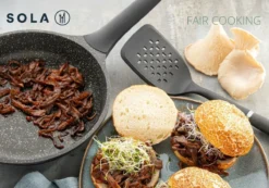 Sola Koekenpan Fair Cooking - Ø 28 Cm - Zwart/wit - Aluminium - Antiaanbaklaag 14 Sola Koekenpan Fair Cooking - Ø 28 Cm - Zwart/wit - Aluminium - Antiaanbaklaag -Huis Keuken 1200x842 1