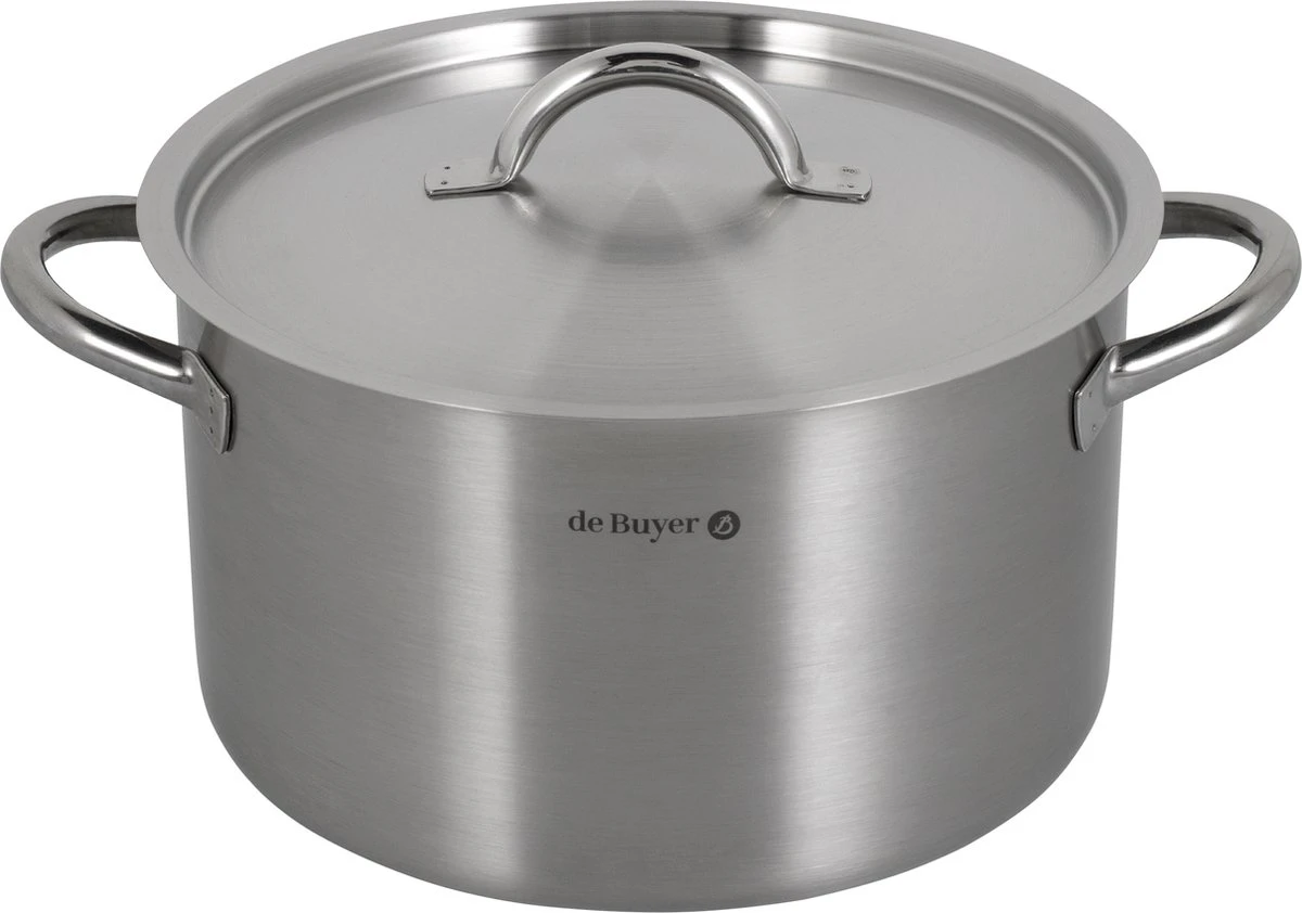 DeBuyer Prim Appety Pannenset- Roestvrijstaal - 3 Delig 7 DeBuyer Prim Appety Pannenset- Roestvrijstaal - 3 Delig - Afbeelding 7