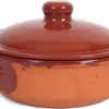 Salamanca Stenen Ovenschaal/braadpan Met Deksel 24 Cm - 6 Liter - Terracotta