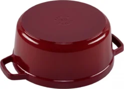 Staub - Ronde Cocotte 24 Cm - Kers -Huis Keuken 1200x856 1