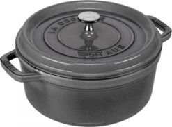 Staub Cocotte - Rond - 24 Cm - Grafietgrijs