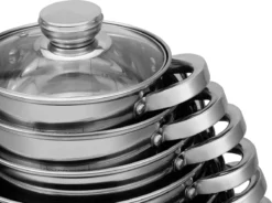 Edënbërg Classic Line - RVS Luxe Pannenset 12 Delig - Voorzien Van 9-Laags Bodem! 19 Edënbërg Classic Line - RVS Luxe Pannenset 12 Delig - Voorzien Van 9-Laags Bodem! -Huis Keuken 1200x892