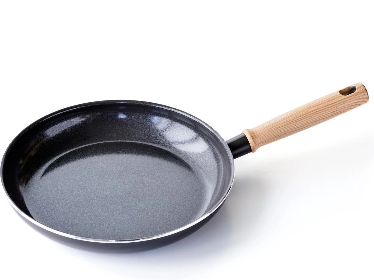 GreenChef Vintage Koekenpan 28cm - Zwart - Inductie - PFAS-vrij 1 GreenChef Vintage Koekenpan 28cm - Zwart - Inductie - PFAS-vrij