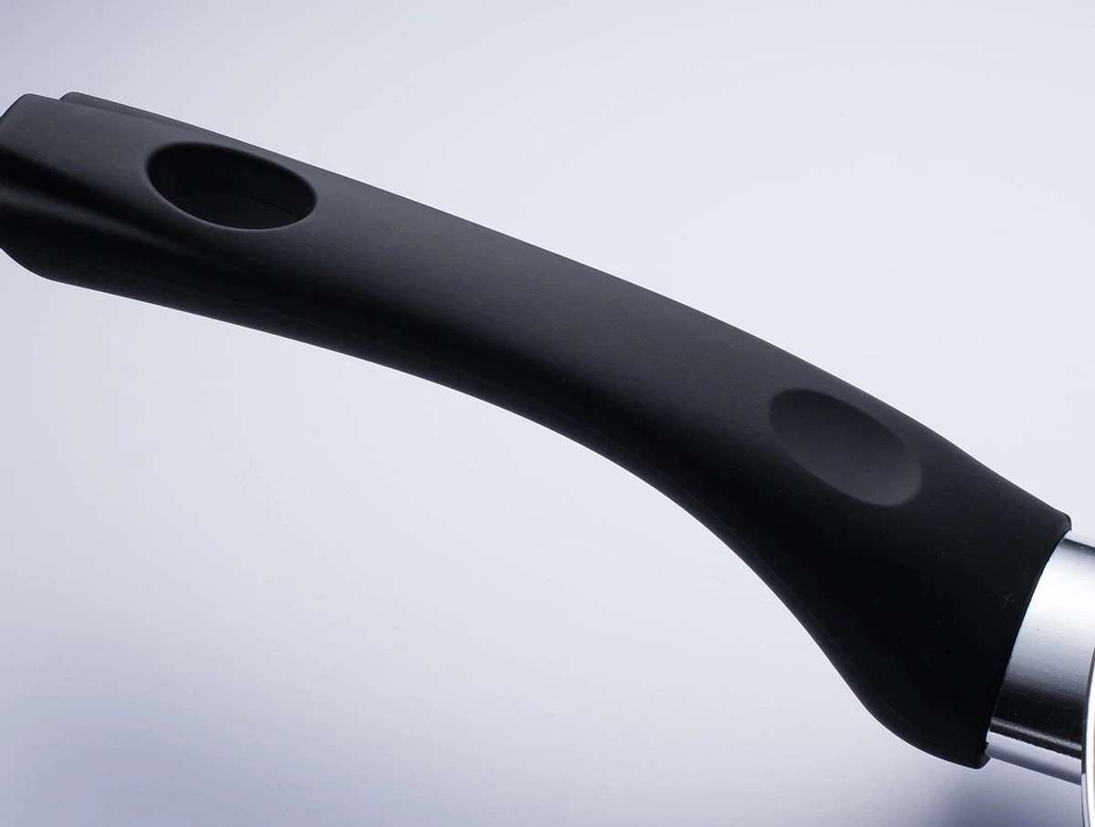 Sola Wokpan Stonehenge - Ø 28 Cm - Zwart/wit - Aluminium - Antiaanbaklaag 5 Sola Wokpan Stonehenge - Ø 28 Cm - Zwart/wit - Aluminium - Antiaanbaklaag - Afbeelding 5