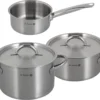 DeBuyer Prim Appety Pannenset- Roestvrijstaal - 3 Delig