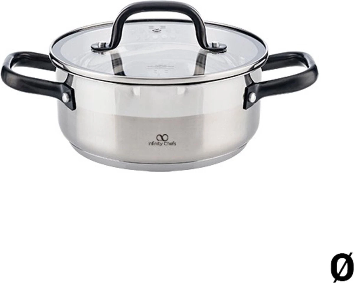 Bergner Infinity Chefs Kookpan 28 Cm - 9.0 L 11 Bergner Infinity Chefs Kookpan 28 Cm - 9.0 L - Afbeelding 11