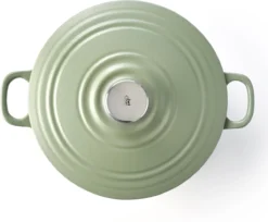 BK Bourgogne Braadpan Ø 24 Cm - Groen - Gietijzer - Inductie -Huis Keuken 1200x993 2