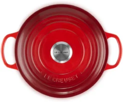Le Creuset - Gietijzeren - Lage Braadpan - 24cm - Kersenrood -Huis Keuken 1200x998 1