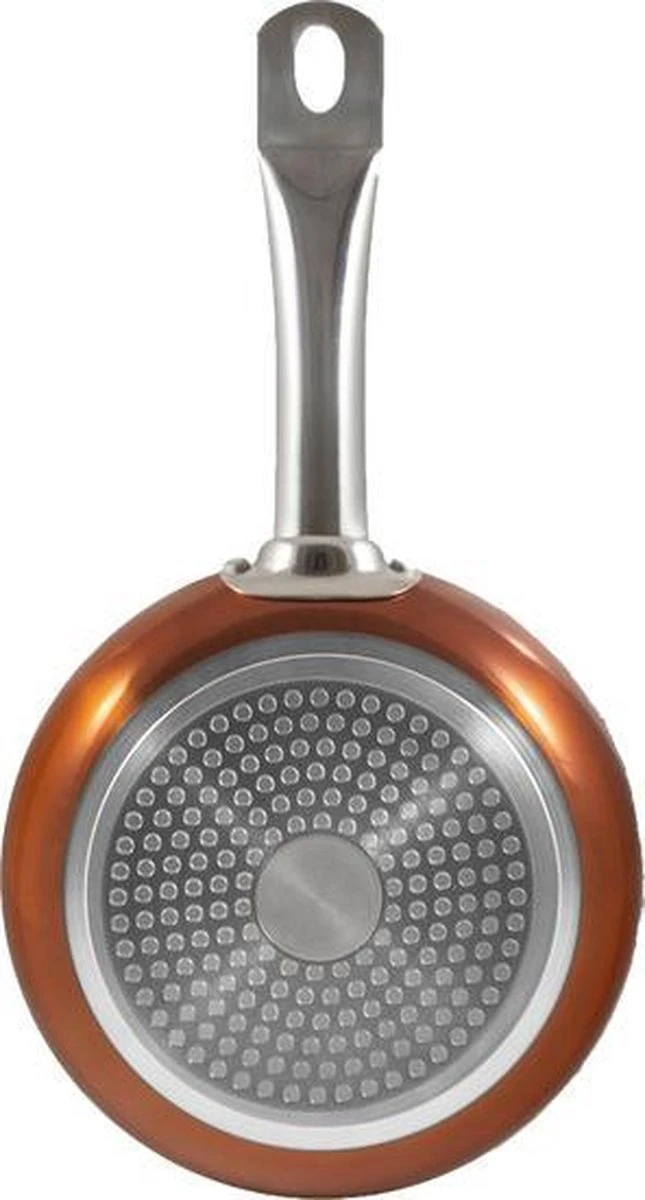 Merkloos Koekenpanset Copper Plus 20, 24 En 28 Cm 9 Merkloos Koekenpanset Copper Plus 20, 24 En 28 Cm - Afbeelding 9