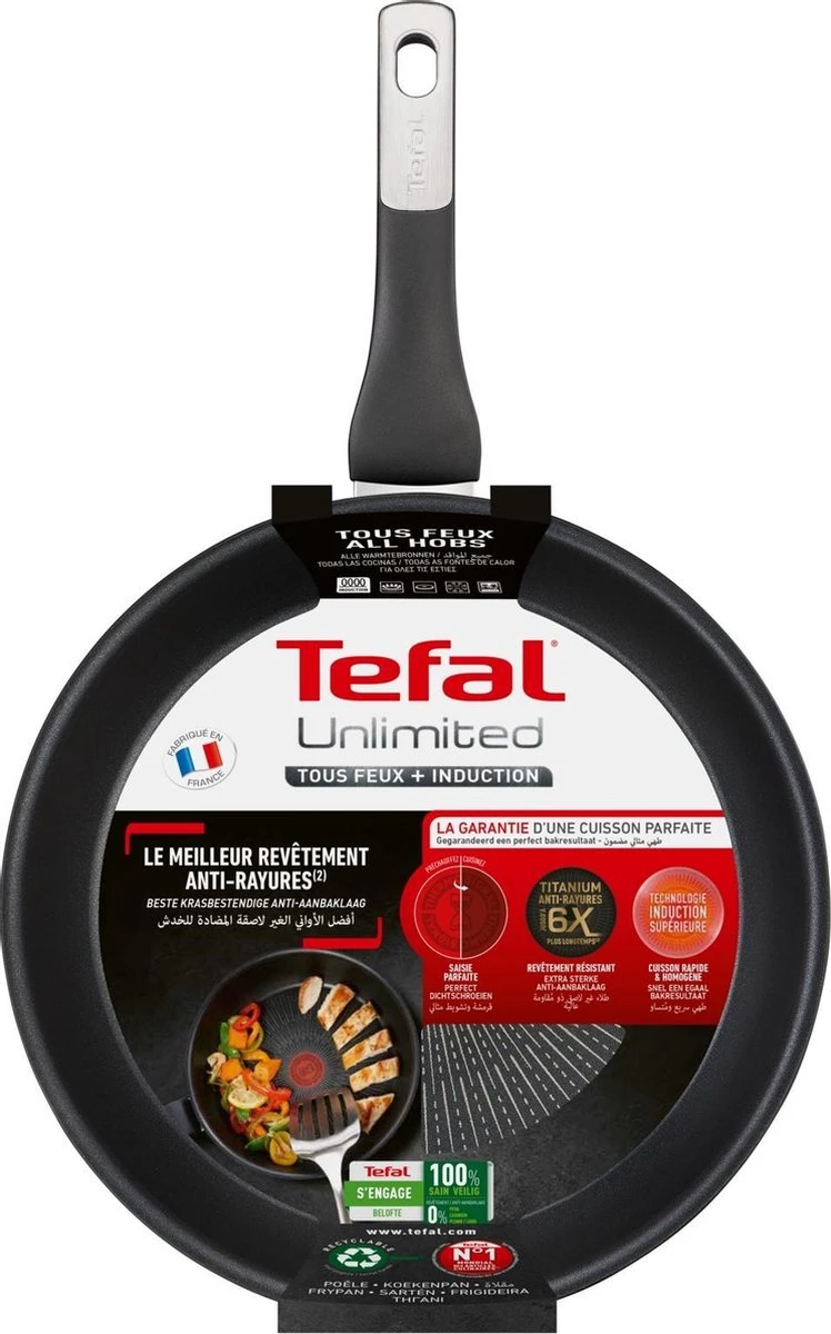 Tefal Unlimited Koekenpan - Ø 28 Cm 6 Tefal Unlimited Koekenpan - Ø 28 Cm - Afbeelding 6
