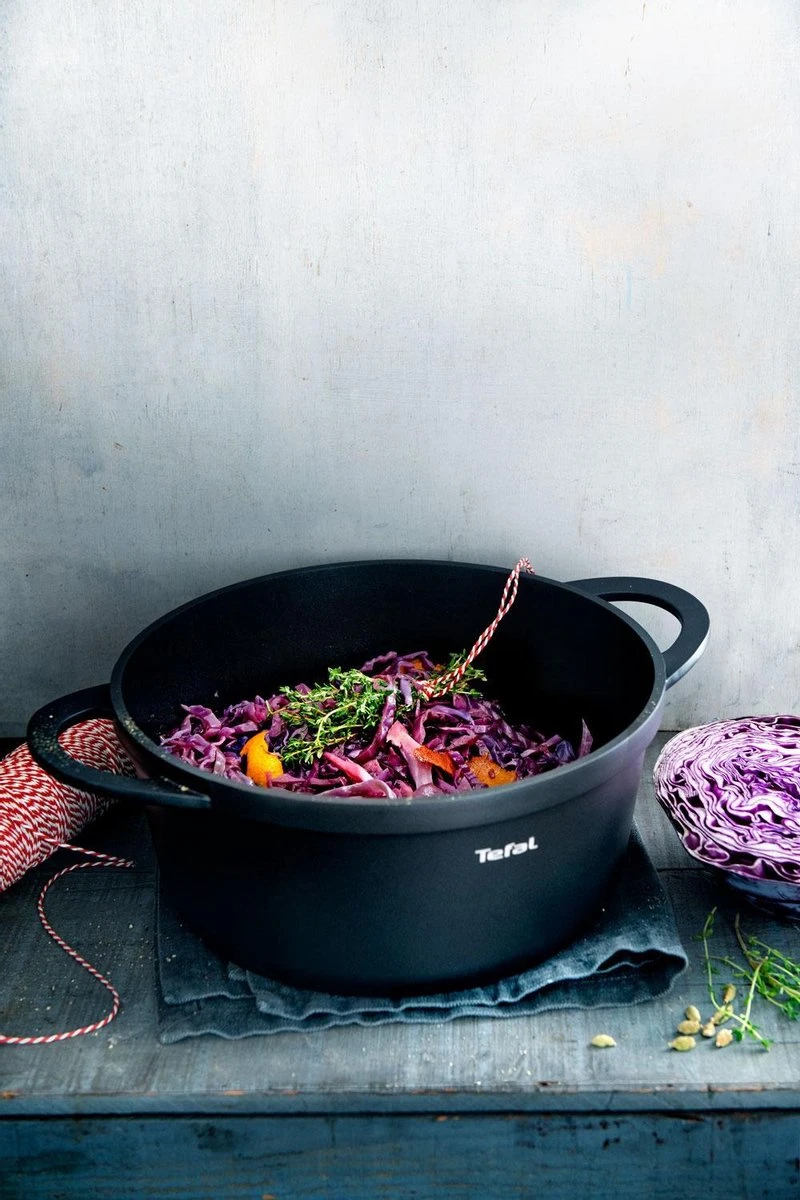 Tefal Trattoria Braadpan - Ø28 Cm - Inclusief Deksel 3 Tefal Trattoria Braadpan - Ø28 Cm - Inclusief Deksel - Afbeelding 3