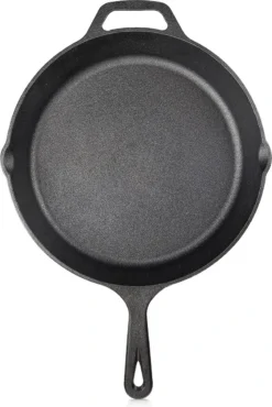 Navaris Gietijzeren Koekenpan - Braadpan Van Gietijzer - Ronde Skillet - Geschikt Voor Alle Warmtebronnen - Ø 30 Cm - Ovenbestendig Tot 260 Graden -Huis Keuken 802x1200 1