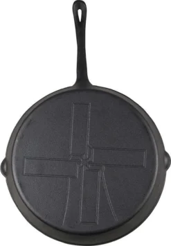 The Windmill Koekenpan Skillet Extra - 31,5 Cm - Gietijzer Zwart -Huis Keuken 834x1200 2