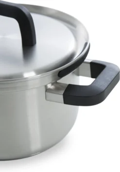 BK Flow Cool Pannenset - 4-delig – RVS Deksels - Veilig Afgietsysteem - Geschikt Voor Alle Warmtebronnen -Huis Keuken 838x1200