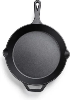 Koock Amsterdam® Skillet Gietijzer - Koekenpan - Geschikt Voor Alle Warmtebronnen Incl. BBQ En Inductie 11 Koock Amsterdam® Skillet Gietijzer - Koekenpan - Geschikt Voor Alle Warmtebronnen Incl. BBQ En Inductie -Huis Keuken 842x1200