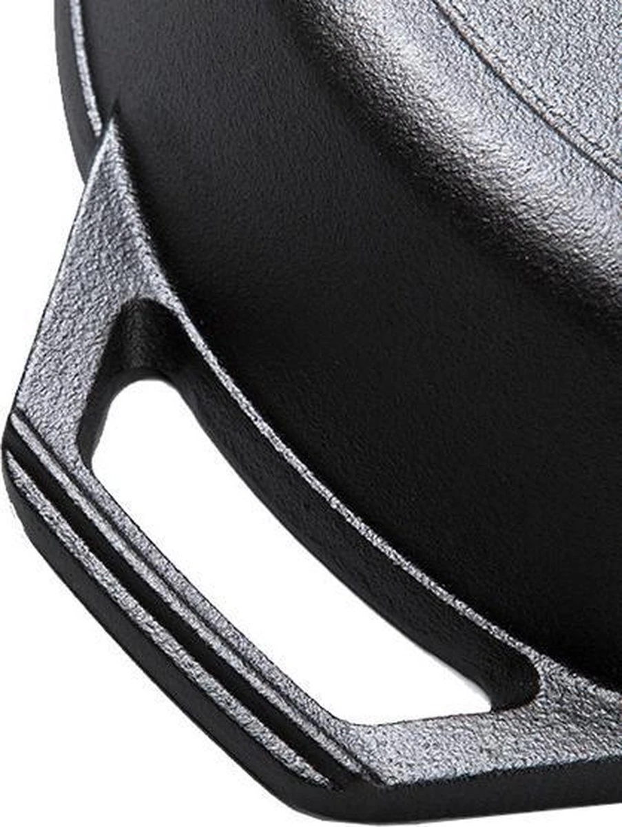 Koock Amsterdam® Skillet Gietijzer - Koekenpan - Geschikt Voor Alle Warmtebronnen Incl. BBQ En Inductie 5 Koock Amsterdam® Skillet Gietijzer - Koekenpan - Geschikt Voor Alle Warmtebronnen Incl. BBQ En Inductie - Afbeelding 5