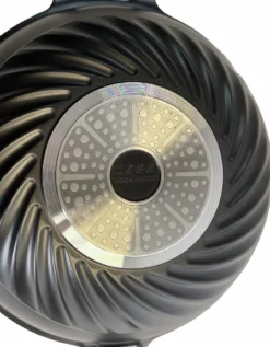 Cheffinger Wokpan Met Deksel - 32cm - Zwart - Pan - Keukenaccessoires -Huis Keuken 936x1200