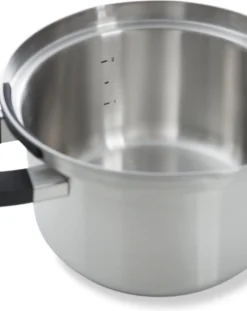 BK Flow Cool Pannenset - 4-delig – RVS Deksels - Veilig Afgietsysteem - Geschikt Voor Alle Warmtebronnen -Huis Keuken 952x1200