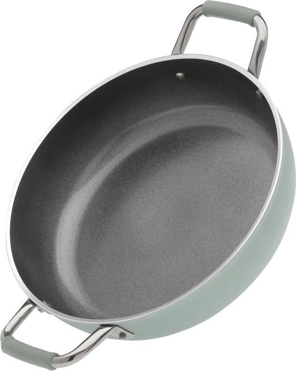 Primecook - Braadpan / Hapjespan Met Deksel - Ø 28 Cm - PFAS-vrij - Inductie - Ecoshield 3 Primecook - Braadpan / Hapjespan Met Deksel - Ø 28 Cm - PFAS-vrij - Inductie - Ecoshield - Afbeelding 3